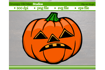 ugly jack o lantern pumpkin | Halloween design