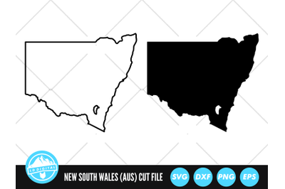 New South Wales Shape Outline | Australian States SVG