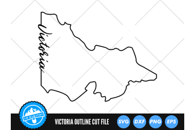 Victoria Outline SVG | Australian States SVG