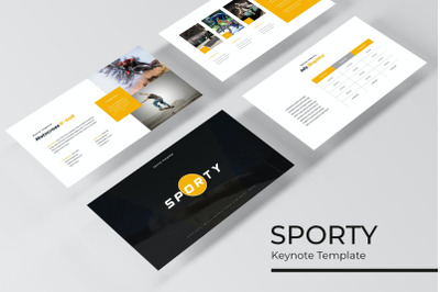 Sporty Keynote Template