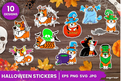 Halloween Dog Stickers