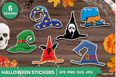 Witch Hat Stickers