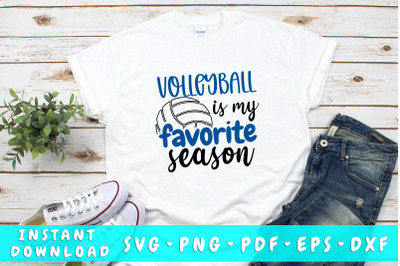 Volleyball is my favorite season SVG