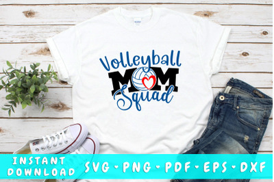 Volleyball mom squad SVG