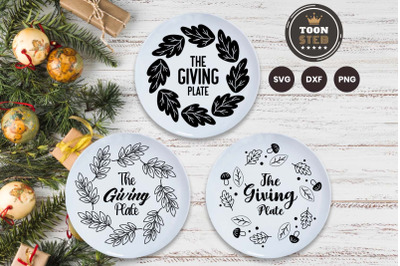 The Giving Plate SVG V5