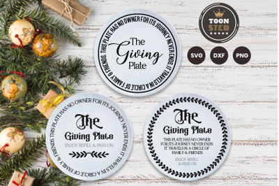 The Giving Plate SVG V7
