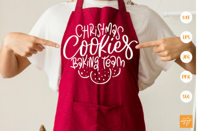 Christmas Cookies Baking Team SVG