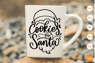 Cookies For Santa SVG