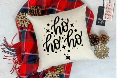 Ho Ho Ho SVG Christmas Lettering Quotes