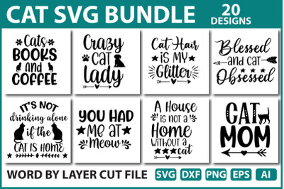 Cat SVG Bundle