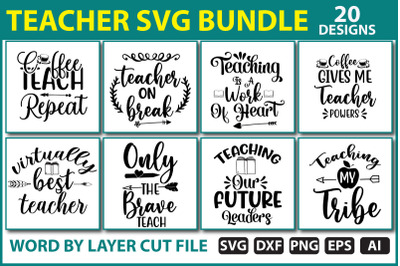 Teacher SVG Bundle vol.4