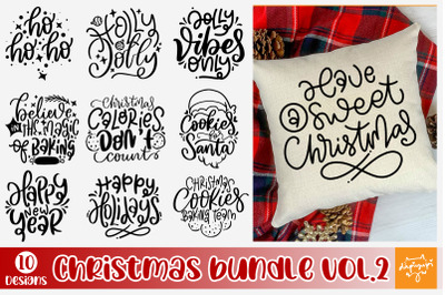 Christmas Quotes SVG Bundle Vol 2