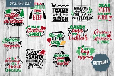Fun Adult Christmas Cut Files, Adult SVG Quotes for Christmas
