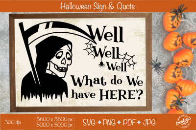 Halloween sign SVG, Halloween porch, Halloween farmhouse