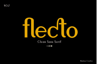 Flecto Clean Sans Serif