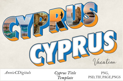 Cyprus Photo Title Template