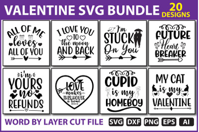 Valentine SVG Bundle