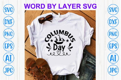 Columbus day t-shirt design