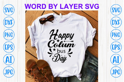 Columbus day t-shirt design