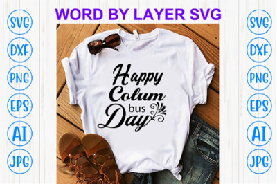 Columbus day t-shirt design