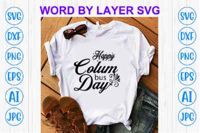 Columbus day t-shirt design