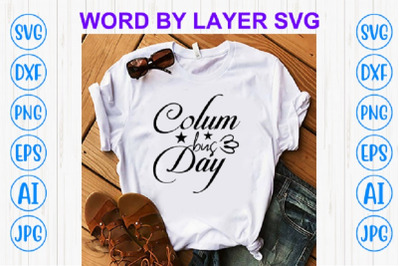 Columbus day t-shirt design