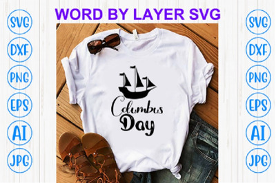 Columbus day t-shirt design