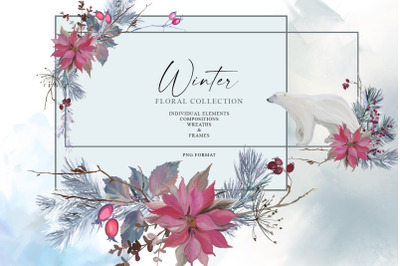 Winter floral collection