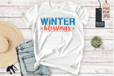 Winter Blessings | Winter Sublimation