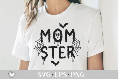 Momster svg, Halloween mom svg, Spooky svg, Halloween shirt