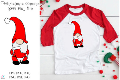 Christmas Gnome SVG. Gnome SVG cut files.