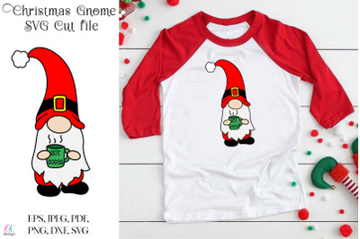 Christmas Gnome SVG. Gnome SVG cut files.