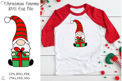 Christmas Gnome SVG. Gnome SVG cut files.