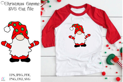 Christmas Gnome SVG. Gnome SVG cut files.