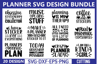 Planner svg Bundle