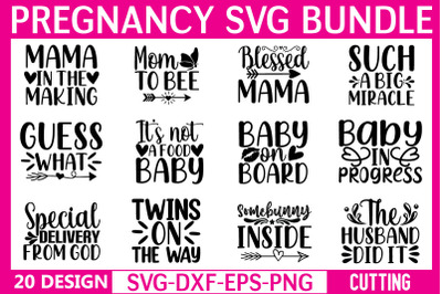 Pregnancy Svg Bundle