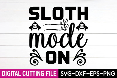 sloth mode on svg