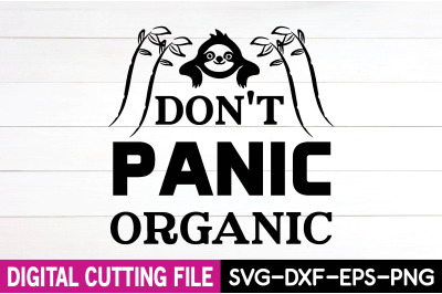 don&#039;t panic organic svg