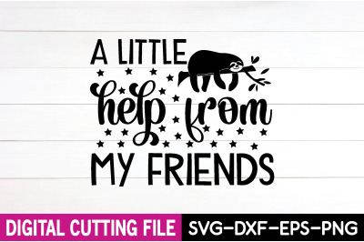 a little help from my friends svg