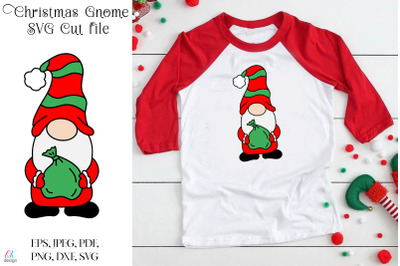 Christmas Gnome SVG. Gnome SVG cut files.