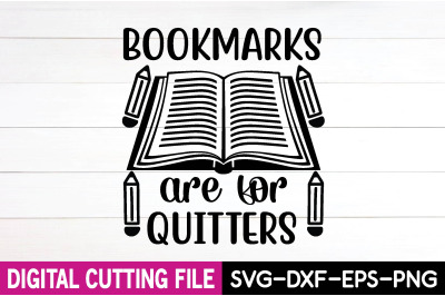 bookmarks are for quitters svg