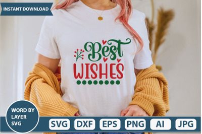 BEST WISHES svg cut file