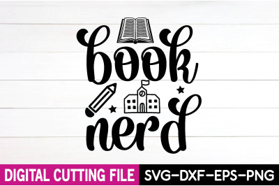 book nerd svg