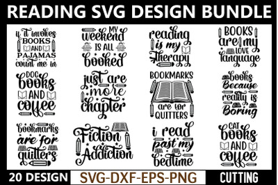 Reading SVG Bundle,Reading SVG quotes