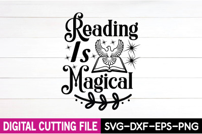 reading is magical svg