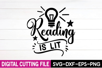 reading is lit svg