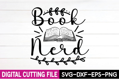 book nerd svg