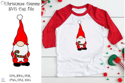 Christmas Gnome SVG. Gnome SVG cut files.