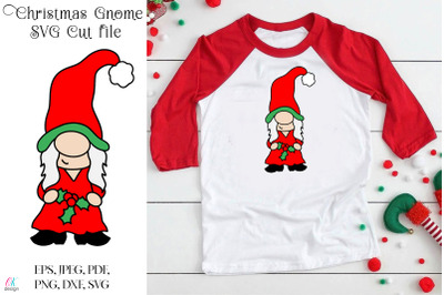 Christmas Gnome SVG. Gnome SVG cut files.