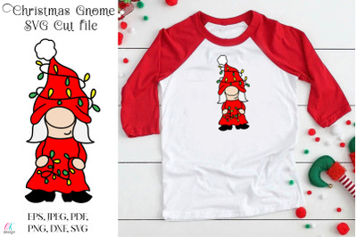 Christmas Gnome SVG. Gnome SVG cut files.